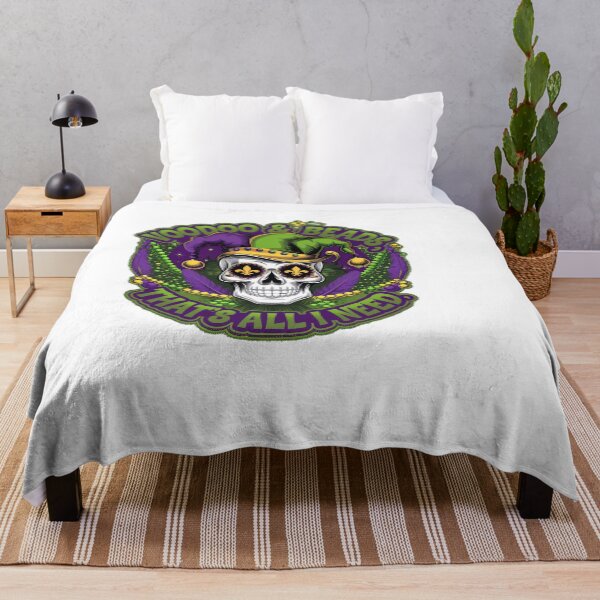 Item preview, Mardi gras New Orleans Louisiana - Voodoo & Beads Mardi Gras Skull Tee designed and sold by stickercuffs.