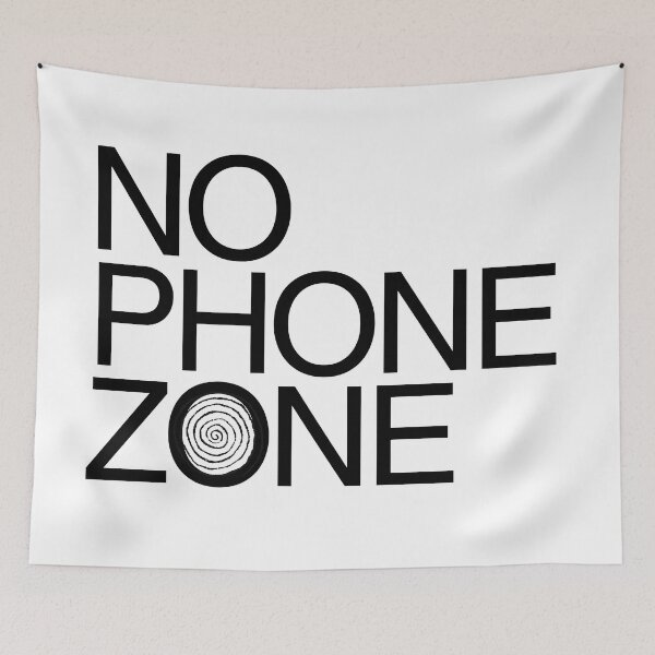 Item preview, No Phone Zone: phone free vibes designed and sold by Starving  Artist.