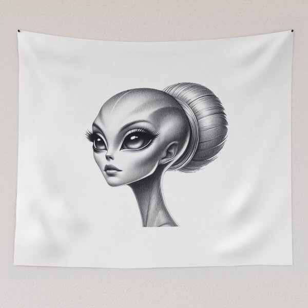 Item preview, Beautiful Alien No.2 designed and sold by Gentle40Winks.