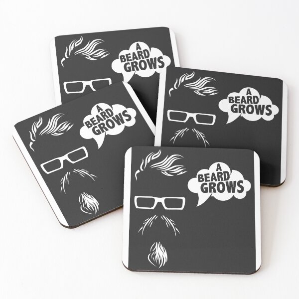 Item preview, bearded quote beard hipster beard grows humor sunglasses designed and sold by Achille3777.