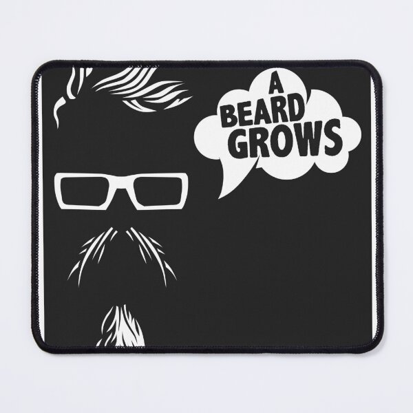Item preview, bearded quote beard hipster beard grows humor sunglasses designed and sold by Achille3777.