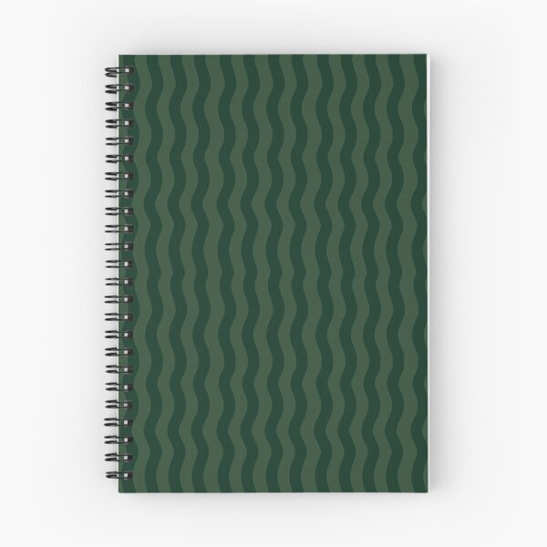 Item preview, Abstract Wavy Wiggle Lines Dark Green designed and sold by OneThreeSix.