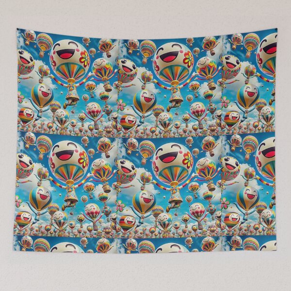 Item preview, Joyful Hot Air Balloons designed and sold by GlassPenny.