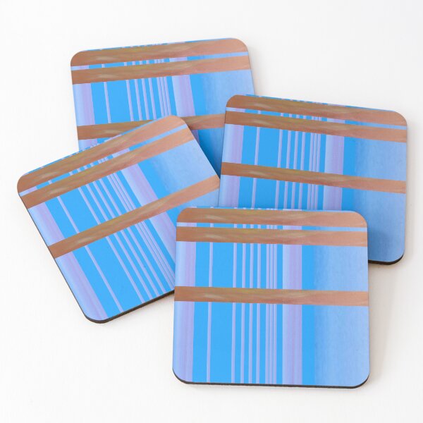 Item preview, Untamed sky hues and land Stripes designed and sold by annenambiro.
