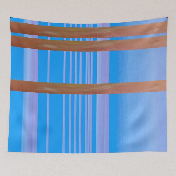 Item preview, Untamed sky hues and land Stripes designed and sold by annenambiro.