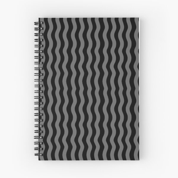 Item preview, Abstract Wavy Wiggle Lines Black and Grey designed and sold by OneThreeSix.