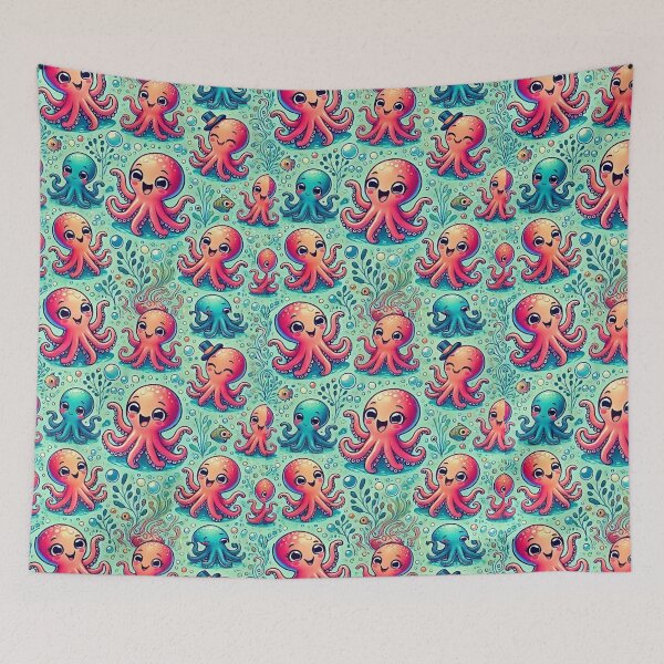 Item preview, A Playful Octopus Parade designed and sold by GlassPenny.