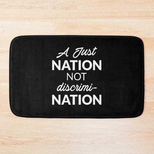 Item preview, A Just Nation Not Discrimination Anti Racism designed and sold by PNGShop.