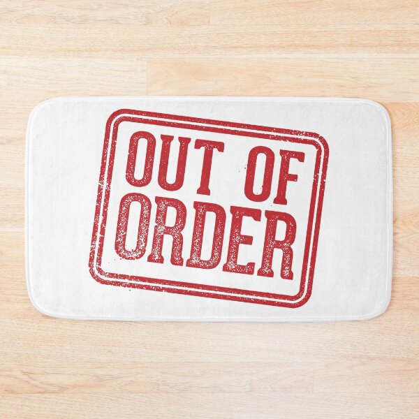 Item preview, Grunge Aesthetic - Out of Order Stamp designed and sold by UPPrints.
