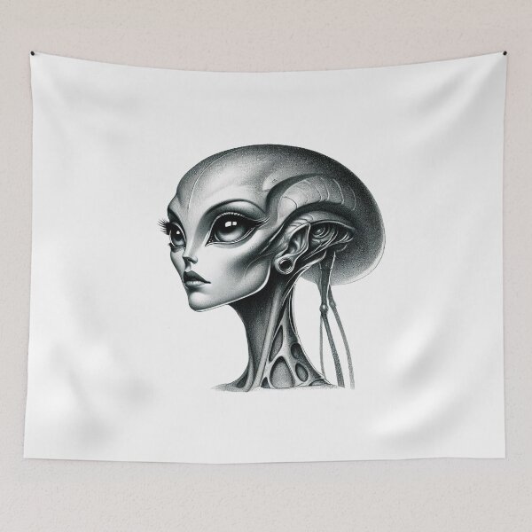 Item preview, Beautiful Alien No.3 designed and sold by Gentle40Winks.