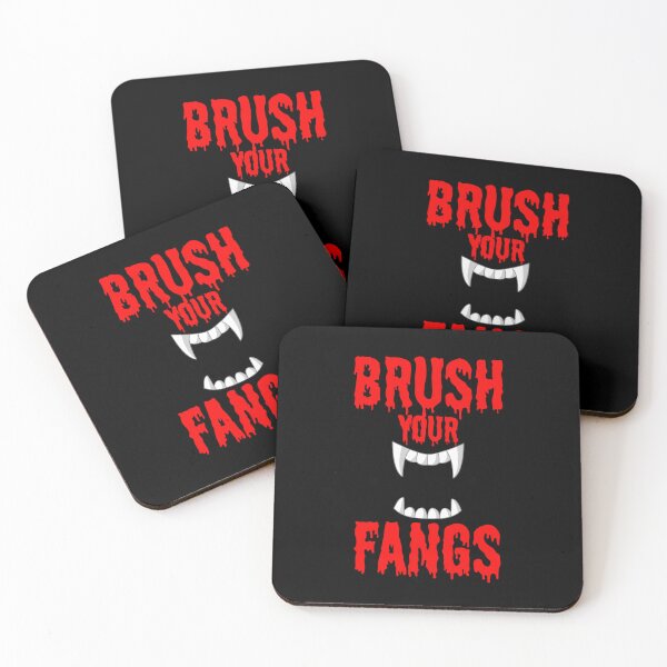 Item preview, Brrush Your Fangs Funny Vampir Teeth designed and sold by PNGShop.