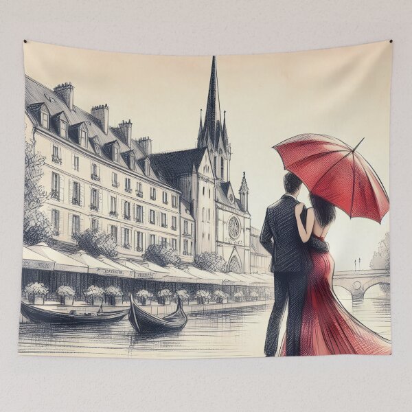 Item preview,  Valentine's Day Romance in Paris designed and sold by inkNext.