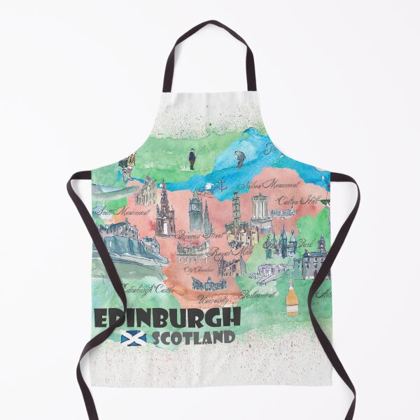 Item preview, Edinburgh Scotland Travel Map designed and sold by artshop77.