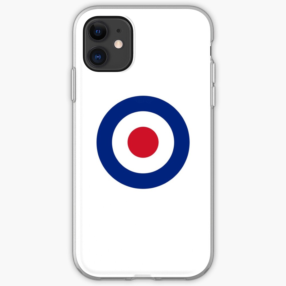 "Mod Classic Roundel Bullseye Archery Target" iPhone Case & Cover
