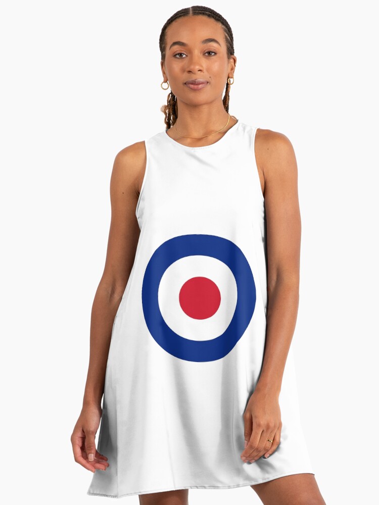 Mod - Classic Roundel - Bullseye Archery Target Lambretta A-Line Dress Mod - Classic Roundel - Bullseye Archery Target Lambretta A-Line Dress