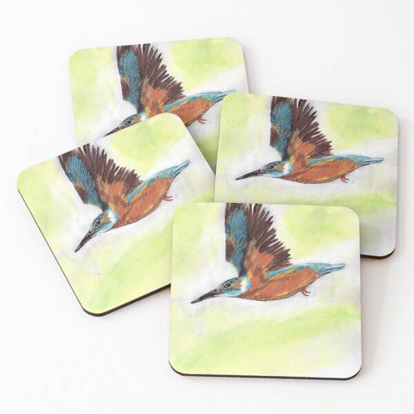 Item preview, Mr. Kingfisher's First Dive Swooping Towards Water designed and sold by NJCArtPhoto.