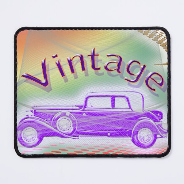 Item preview, Vintage illustration of an old car designed and sold by manoloshoping.