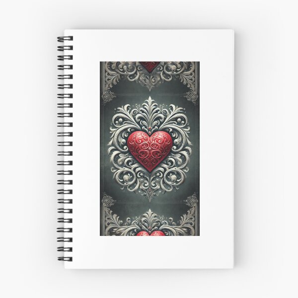 Artikelvorschau, Ornate Gothic Heart – Baroque Filigree Dark Romance Design entworfen und verkauft von LDArtWork.