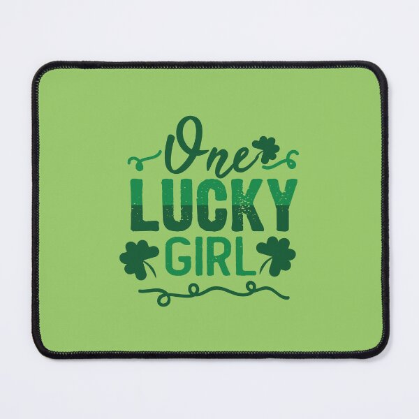 Item preview, One Lucky Girl St. Paddy’s Day Lucky Clover, Green, Irish, St. Patrick’s Day, New York, Chicago designed and sold by UPPrints.