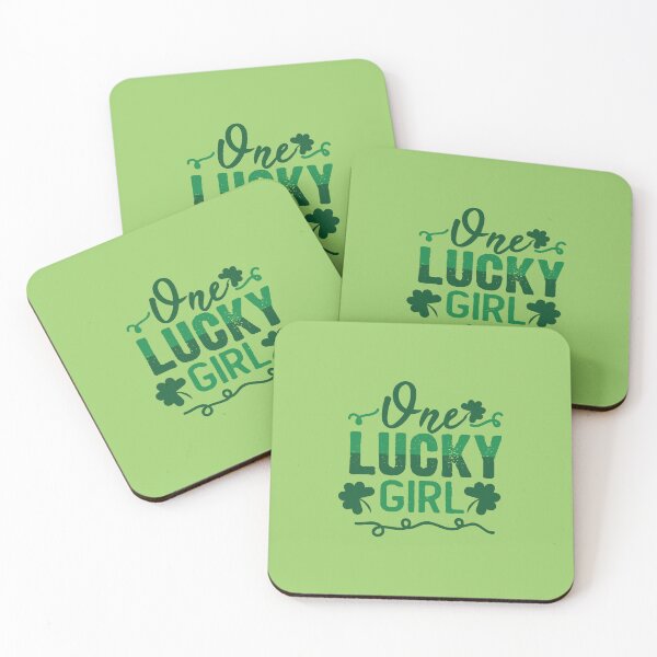 Item preview, One Lucky Girl St. Paddy’s Day Lucky Clover, Green, Irish, St. Patrick’s Day, New York, Chicago designed and sold by UPPrints.