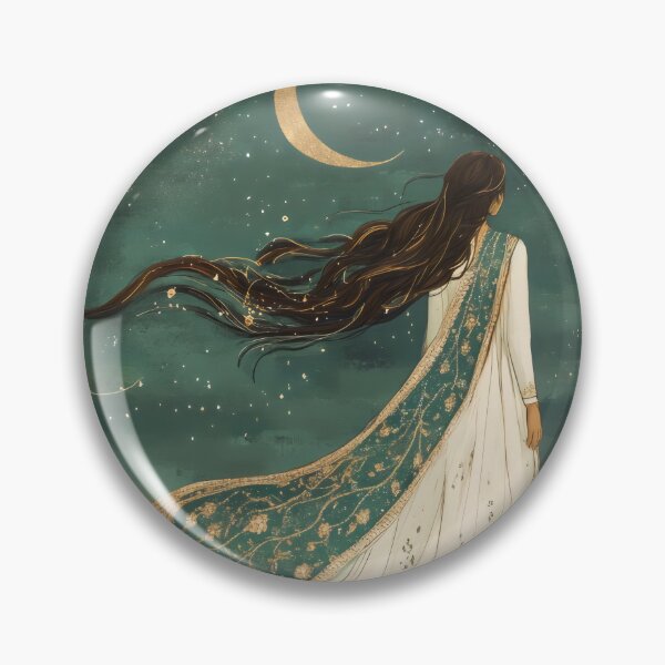 Item preview, Mystical Pakistan – A Woman Under the Crescent Moon designed and sold by CulturalVibes.