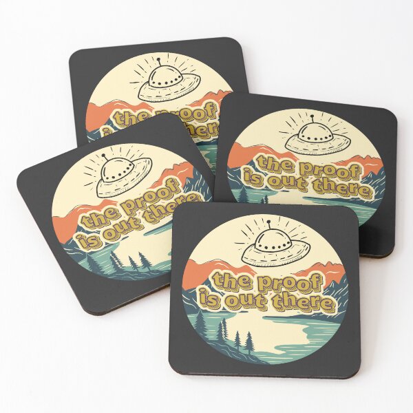 Item preview, The Proof is Out There Retro UFO Mystery designed and sold by SplashTastic.