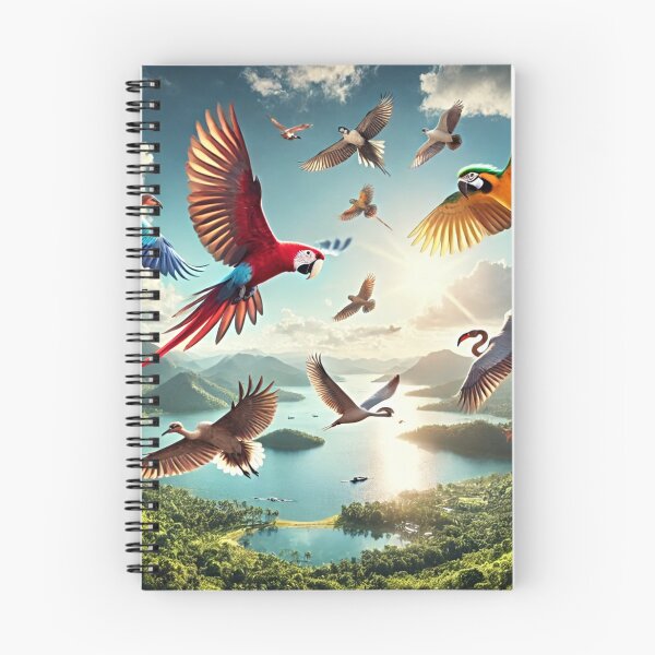 Item preview, A Vibrant Flight of Birds designed and sold by GlassPenny.
