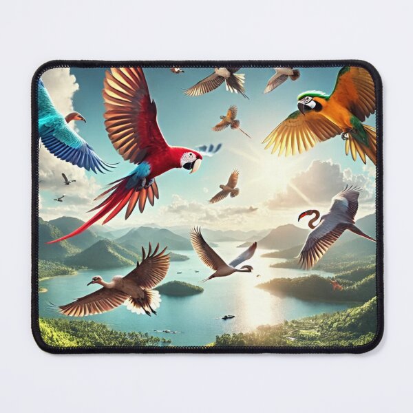 Item preview, A Vibrant Flight of Birds designed and sold by GlassPenny.