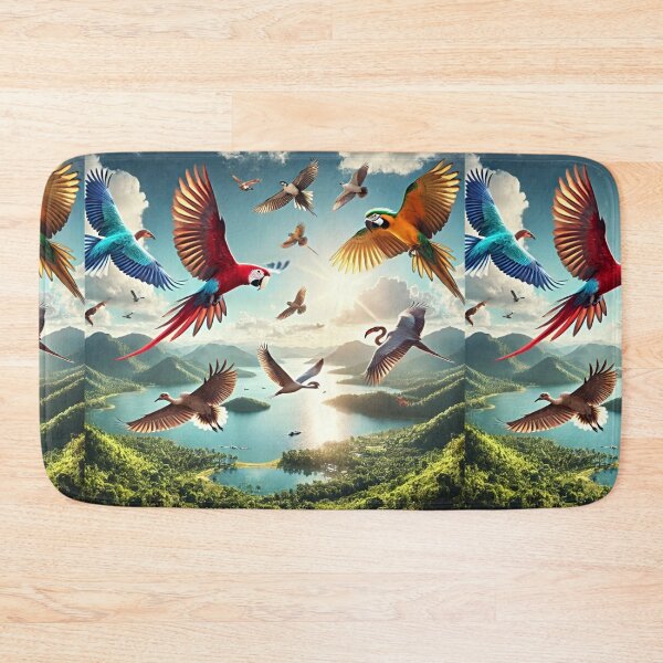 Item preview, A Vibrant Flight of Birds designed and sold by GlassPenny.