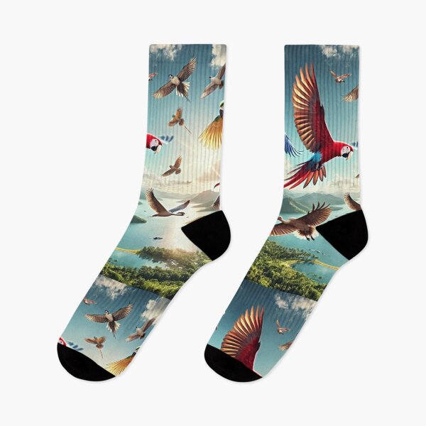 Item preview, A Vibrant Flight of Birds designed and sold by GlassPenny.