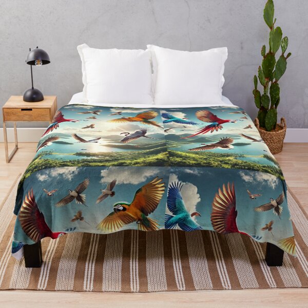 Item preview, A Vibrant Flight of Birds designed and sold by GlassPenny.