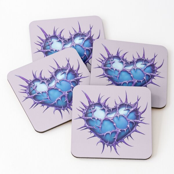 Item preview, Thorny Blue Heart designed and sold by testvvave.