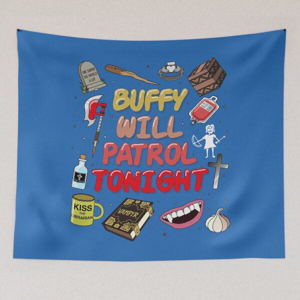 Item preview, Buffy will patrol tonight designed and sold by Iko.