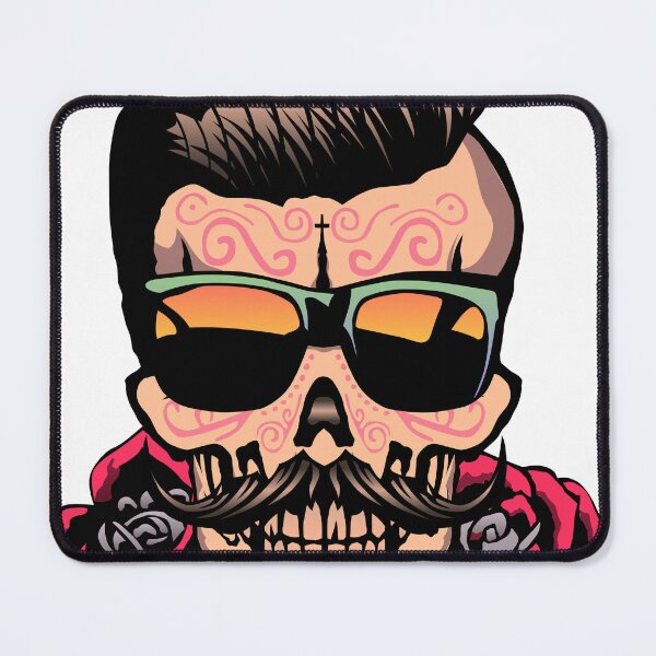 Item preview, mexican hipster skull flower rose quote fantasy designed and sold by Achille3777.