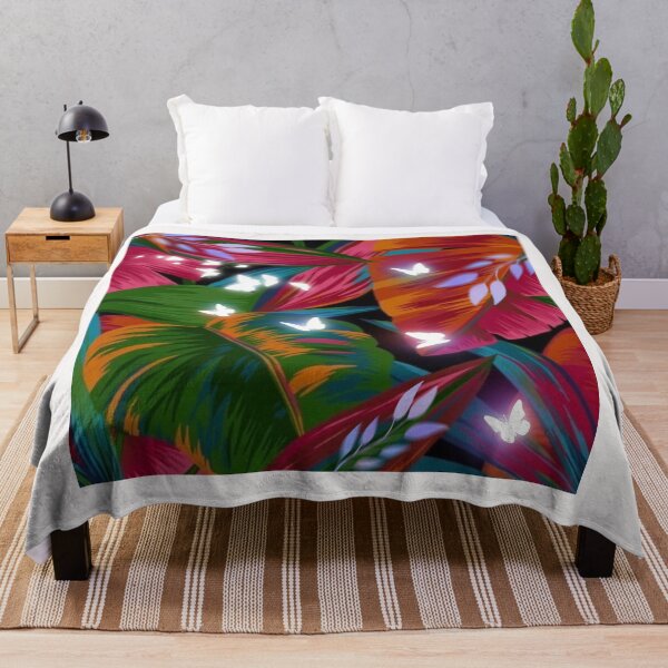 Item preview, A tropical leaf that stands out with its vibrant colors. designed and sold by Wantanadesign.