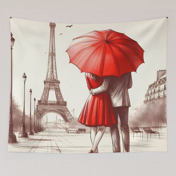 Item preview, Romantic Embrace in Paris designed and sold by inkNext.