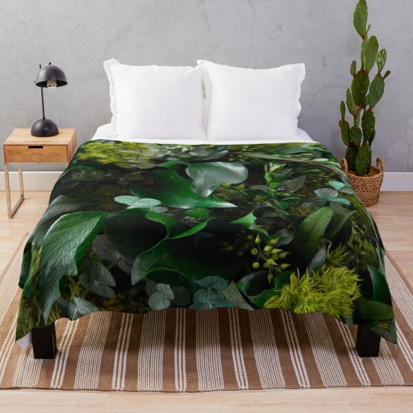Item preview, Vertical Garden Oil Painting Art – Nature Inspired Botanical Art Print designed and sold by Flowerbox Studio.