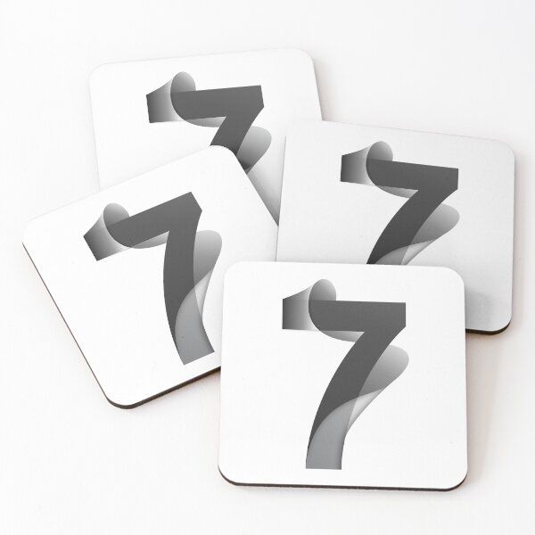 Item preview, Number 7 graphic design designed and sold by PrintChics.