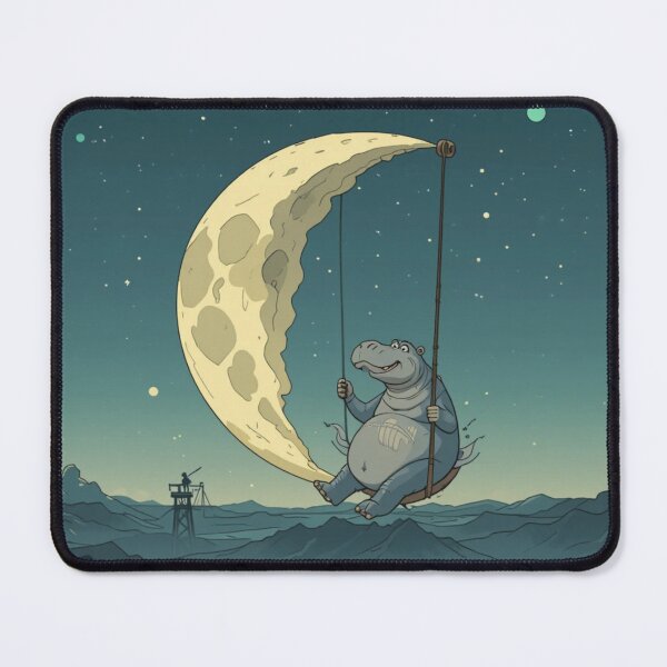 Item preview, Moon Hippo Dream designed and sold by 0penvimark.