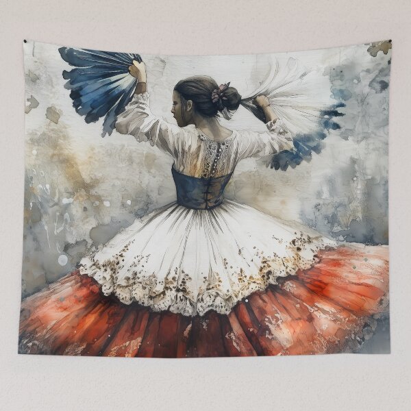 Item preview, Flamenco dancer watercolor art  #dancer designed and sold by JBJart.