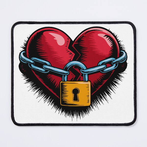 Item preview, Locked Heart designed and sold by Angry Swan Designs.