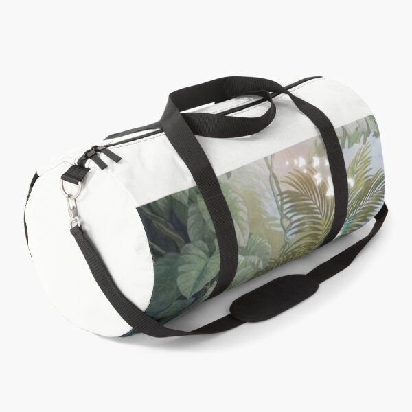 Item preview, A tropical forest full of big leaves and soft-colored wild flowers. designed and sold by Wantanadesign.