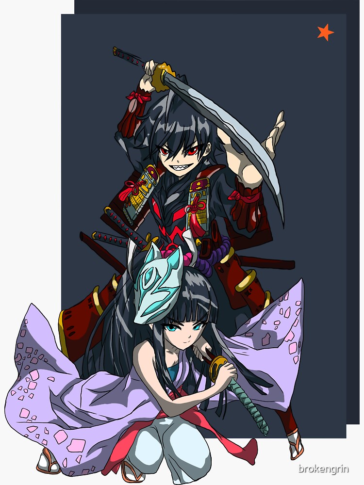 Twin Star Exorcists Sticker for Sale by YasmijnTomatoe