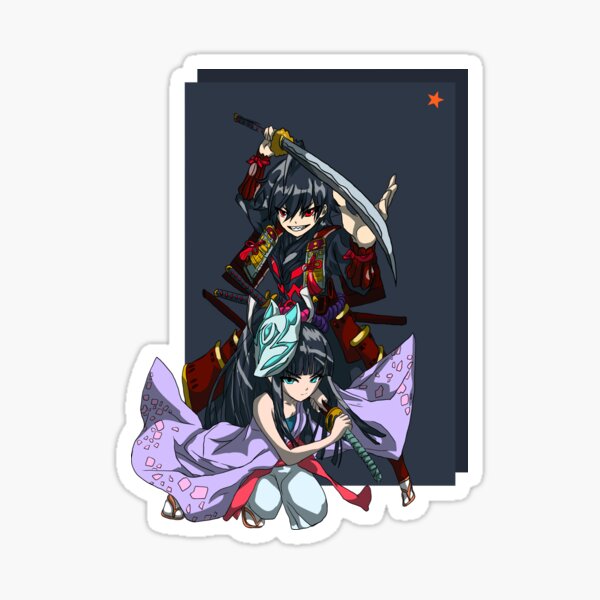 Benio x Rokuro <3 - Twin star exorcist Sticker for Sale by