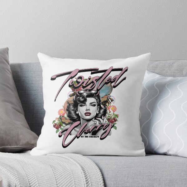 Item preview, TWISTED CHERRY - Smoke Lady Collage (Pink) designed and sold by Discothreadz.