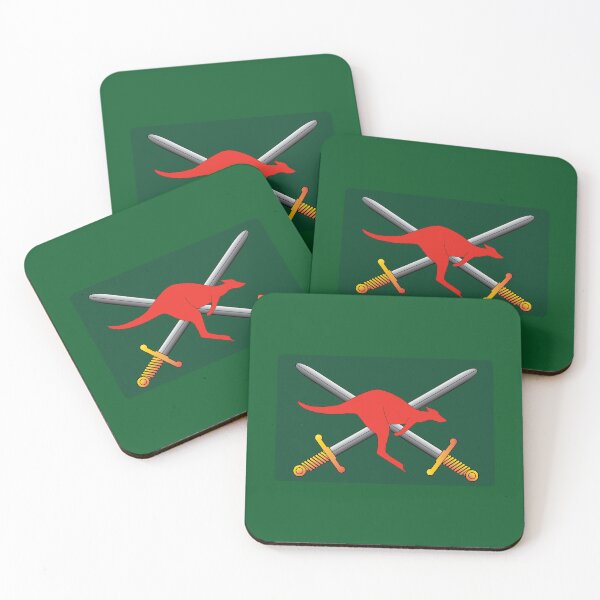 Item preview, Crossed Swords & Red Kangaroo designed and sold by quickmarch.
