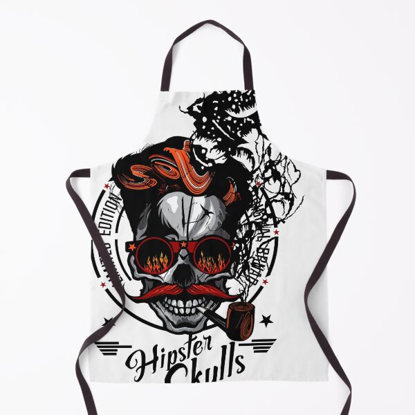 Item preview, hipster skull pipe skull smoking logo round glasses fancy designed and sold by Achille3777.