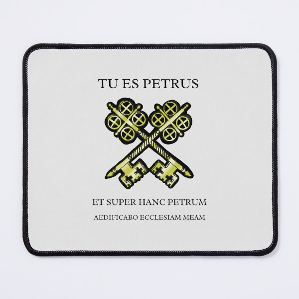 Item preview, Keys of the Kingdom Latin Traditional Catholic Saint Peter designed and sold by Catholicguy.