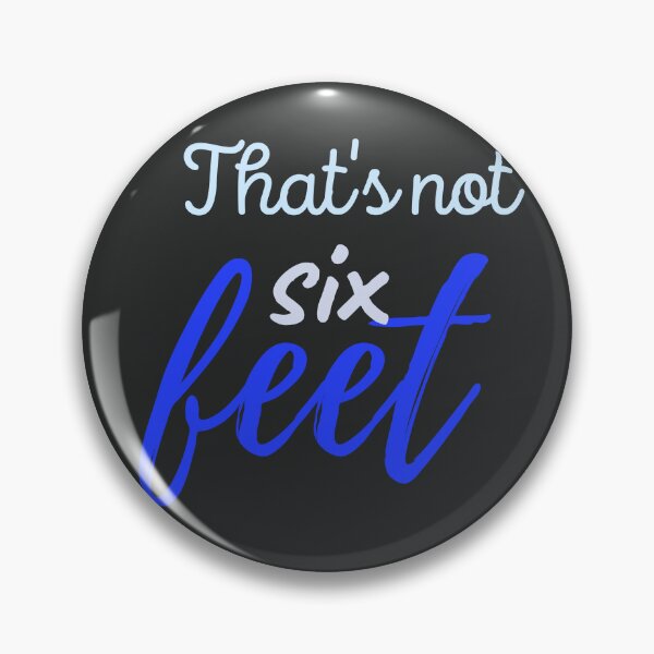 Item preview, Six Feet Please – Social Distance Reminder designed and sold by Zakrytos ★★★★★.