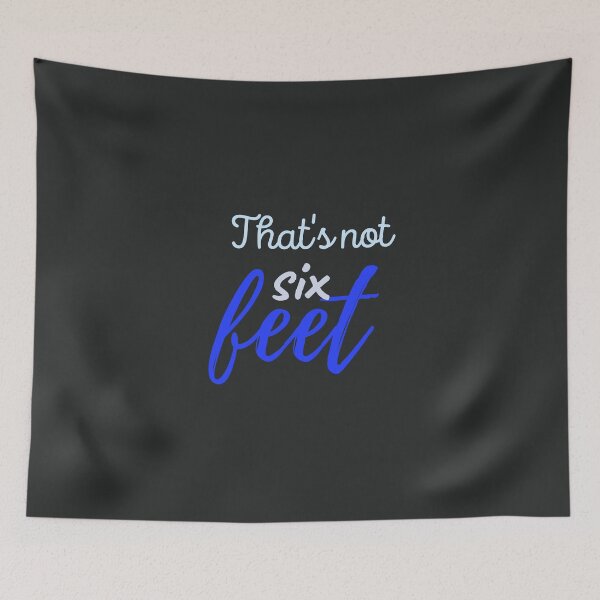 Item preview, Six Feet Please – Social Distance Reminder designed and sold by Zakrytos ★★★★★.